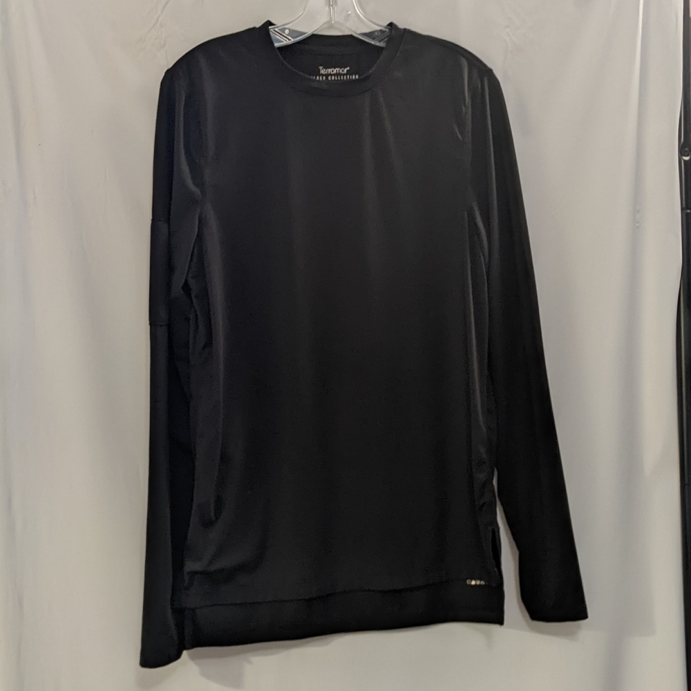 Men's Terramar Wilder Collection Black Shirt, S